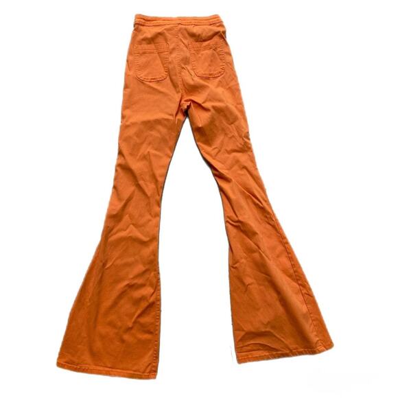 Vintage y2k orange flared pants - Picture 3 of 5